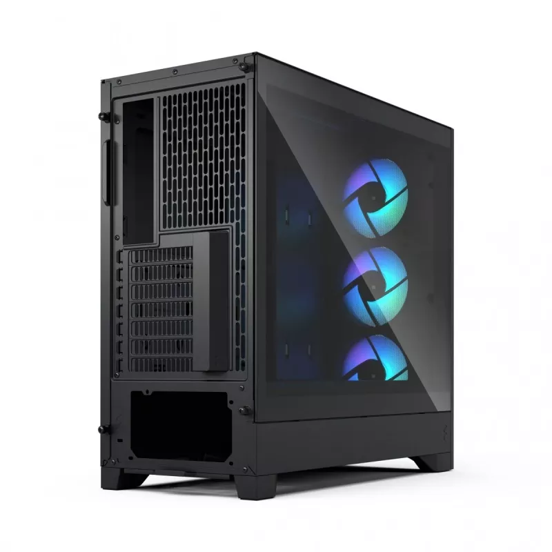 Fractal Design Pop 2 Air Melns Solid mid-tower datora korpuss — ATX atbalsts, 3x 120 mm priekšējie ventilatori, 2,5/3,5 collu diskdziņu nodalījumi, 215×481×462 mm