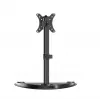 Monitora galda statīvs GEMBIRD MS-D1ST-04 13–32 collu ekrāniem, regulējams augstums un slīpums, VESA 75x75–100x100, līdz 8 kg
