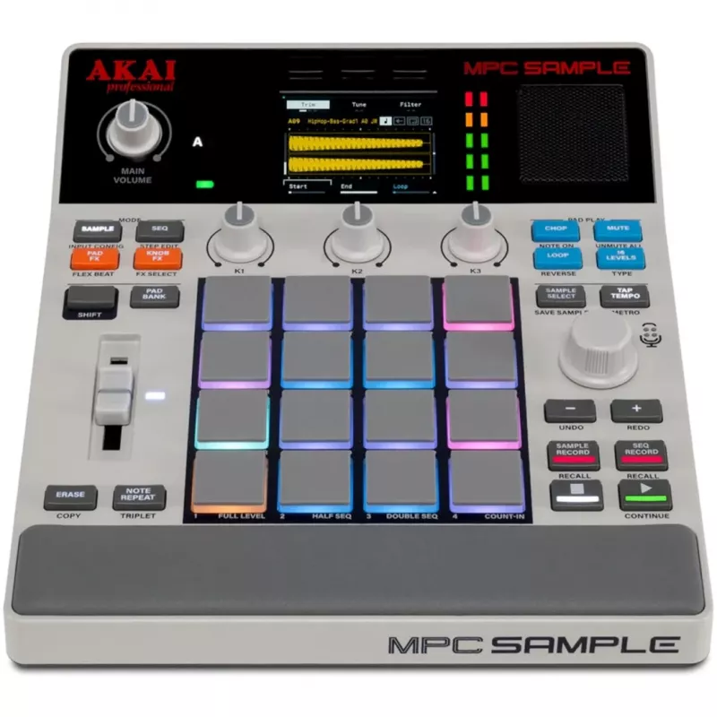 AKAI MPC SAMPLE - pārnēsājams sempleris/groovebox
