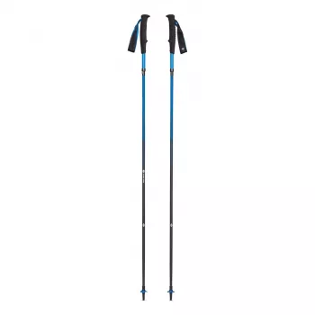 Pārgājiena nūja Melns Diamond Distance Carbon Z-Pole, oglekļa šķiedras kāts, salokāms Z-salocījums, 296 g, 44–130 cm