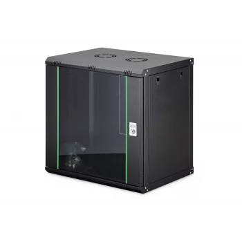 Wall-mounted rack cabinet DIGITUS Dynamic-N 12U, 600x450 mm (WxD), IP20, key lock, unassembled
