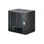 Wall-mounted rack cabinet DIGITUS Dynamic-N 12U, 600x450 mm (WxD), IP20, key lock, unassembled