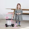 Rotaļlietu tīrīšanas ratiņi CASDON Hetty bērnu mājsaimniecības ierīce rozā