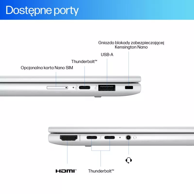 HP EliteBook X Flip G1i 14 collu piezīmjdators Next Gen AI PC Copilot+ PC Hybrid (2in1) Skārienekrāns 512GB SSD Windows 11 Pro