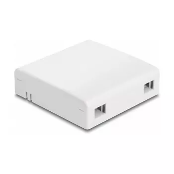 DeLOCK optiskās šķiedras sadales kārba 2 x SC Simplex LC Duplex balta