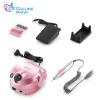 Elektriskais nagu frēzis Extralink NAIL DRILL-202 65W rozā — profesionāls manikīra/pedikīra instruments
