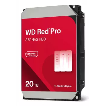 Western Digital Red Pro WD202KFGX iekšējais cietais disks 20 TB 7200 RPM 512 MB 3.5 Serial ATA III