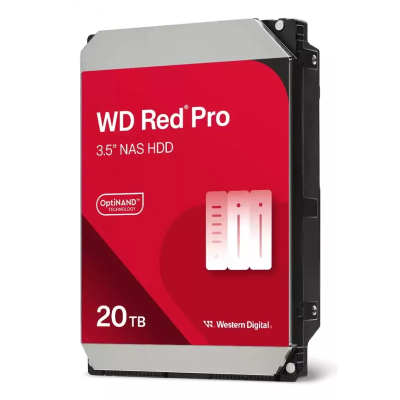 Western Digital Red Pro WD202KFGX iekšējais cietais disks 20 TB 7200 RPM 512 MB 3.5 Serial ATA III