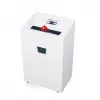 HSM Pure 420 dokumentu smalcinātājs — daļiņu griezums P-4, 24 cm darba platums, 15 lapu ietilpība, 35 L tvertne, balts
