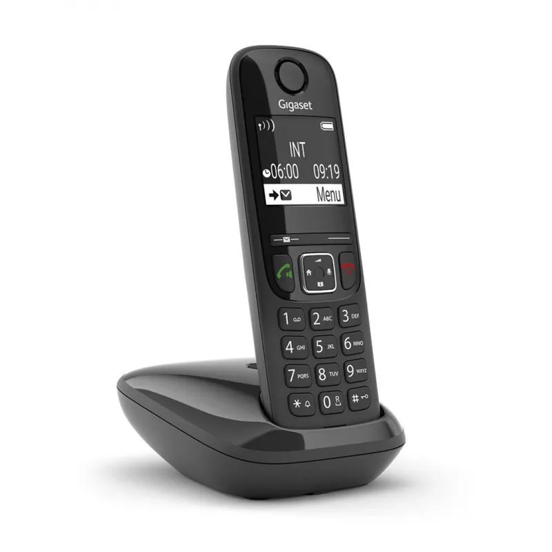Analogais/DECT tālrunis Gigaset AS690 Zvanītāja ID Bezvadu klausule Melns