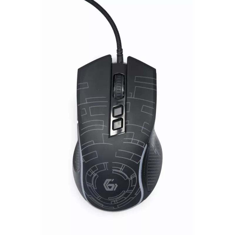 Gembird MUSG-RGB-01 pele labročiem USB Type-A 3600 DPI