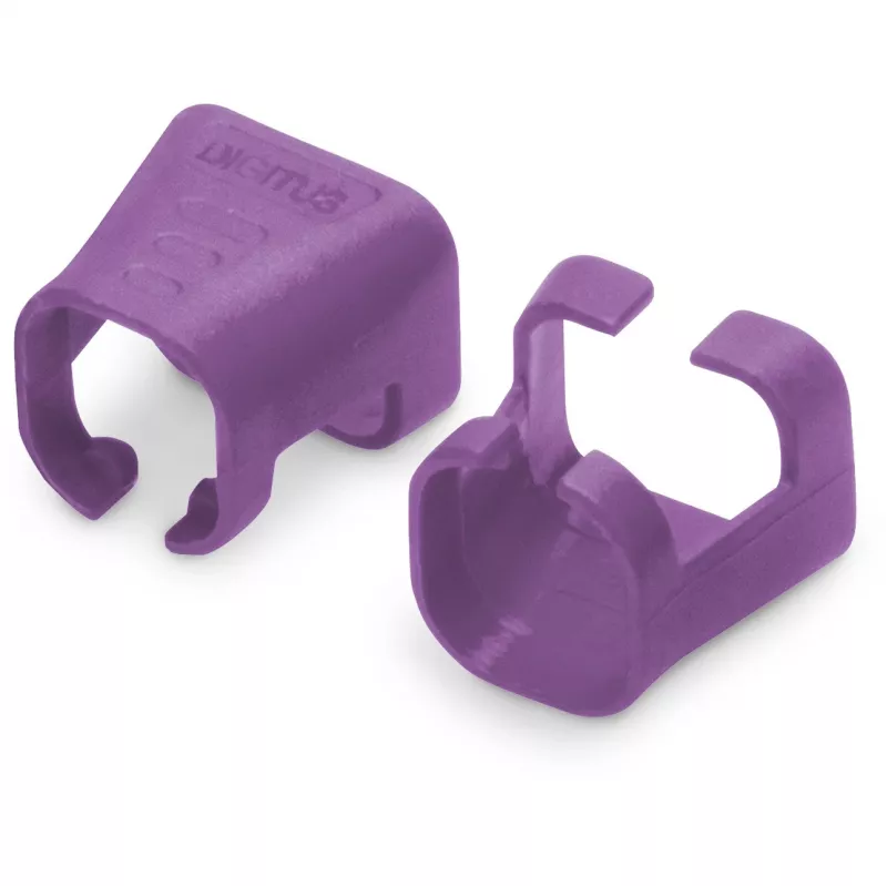 Krāsu kodu klips Digitus Color clips komutācijas kabelim A-CC-VI PVC violets