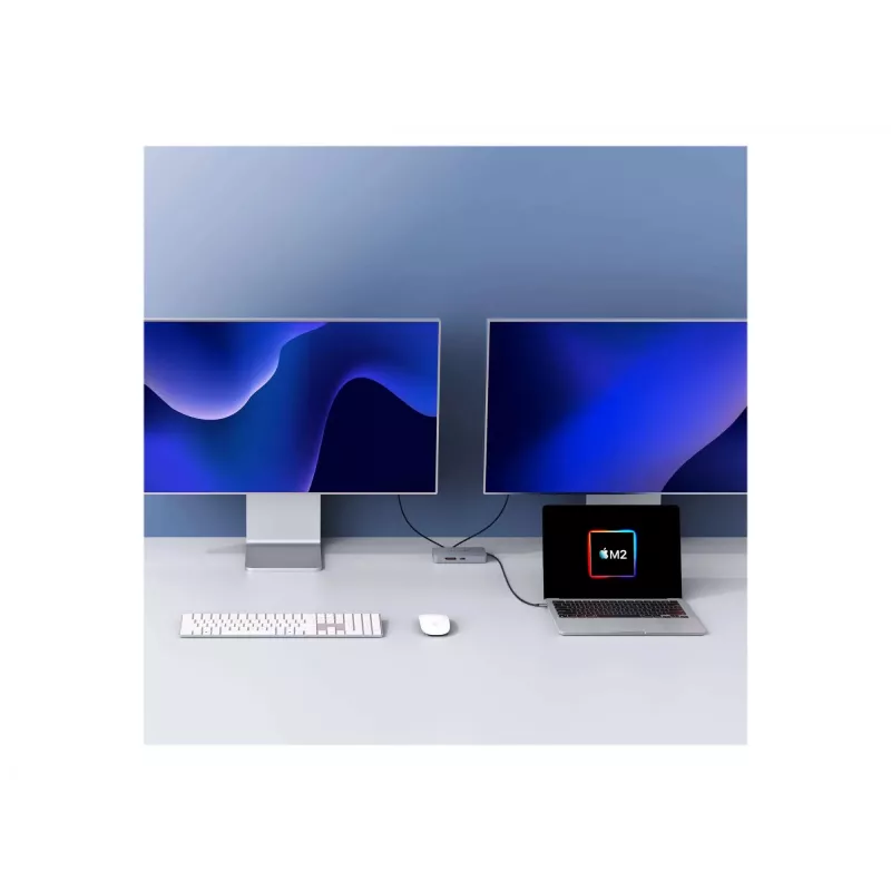 Hyper | HyperDrive Universal USB-C 10-in1 Dual HDMI mobilais doks | Ethernet LAN (RJ-45) pieslēgvietas 1 | HDMI pieslēgvietu skaits 2