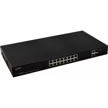 PULSAR SF116 tīkla slēdzis Pārvaldīts Fast Ethernet (10/100) Barošana caur Ethernet (PoE) 1U Melns