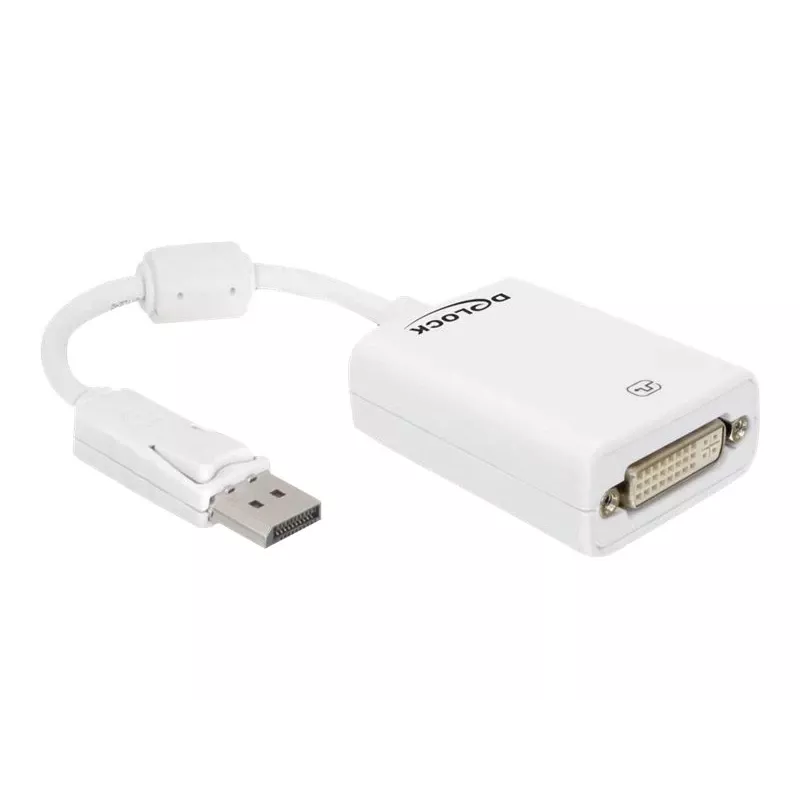 Video kabeļa adapteris DeLOCK 61765 DisplayPort–DVI-I 0,125 m