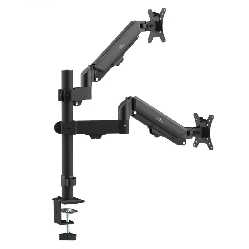 Maclean 2 monitoru stiprinājums, gāzes atspere, 17-32, 2-10kg, melns, MC-136