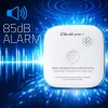 Bezvadu dūmu detektors QOLTEC modelis 52653 ar 85 dB akumulatora signalizāciju