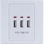 USB kontaktligzda ShiverPeaks BS60065 Balta