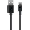 Goobay | USB-C uzlādes un sinhronizācijas kabelis (USB-A > USB-C) | 38675 | Melns | RJ-45 | RJ-45 90°
