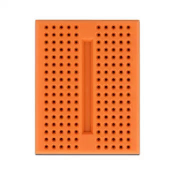 Breadboard DELOCK 18319, plastmasas prototipēšanas plate, oranža, 36×46×10 mm