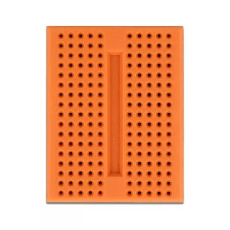 Breadboard DELOCK 18319, plastmasas prototipēšanas plate, oranža, 36×46×10 mm