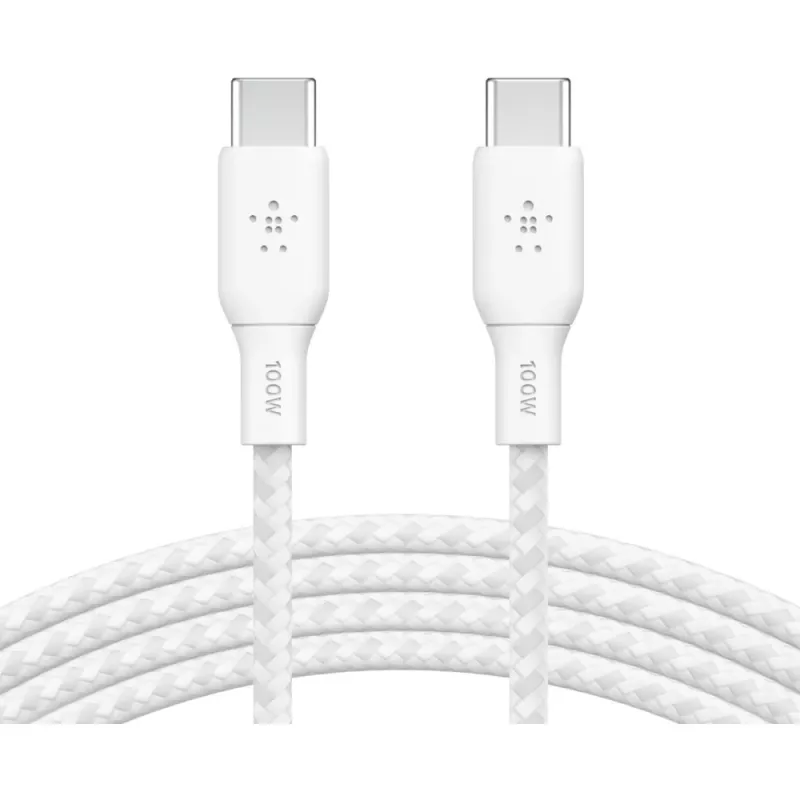 Belkin BOOST CHARGE USB 2.0 2m USB C kabelis, balts