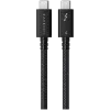 Satechi ST-YTB100K Thunderbolt kabelis 1 m 40 Gbit/s Melns