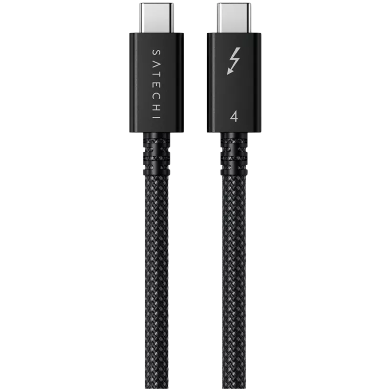 Satechi ST-YTB100K Thunderbolt kabelis 1 m 40 Gbit/s Melns