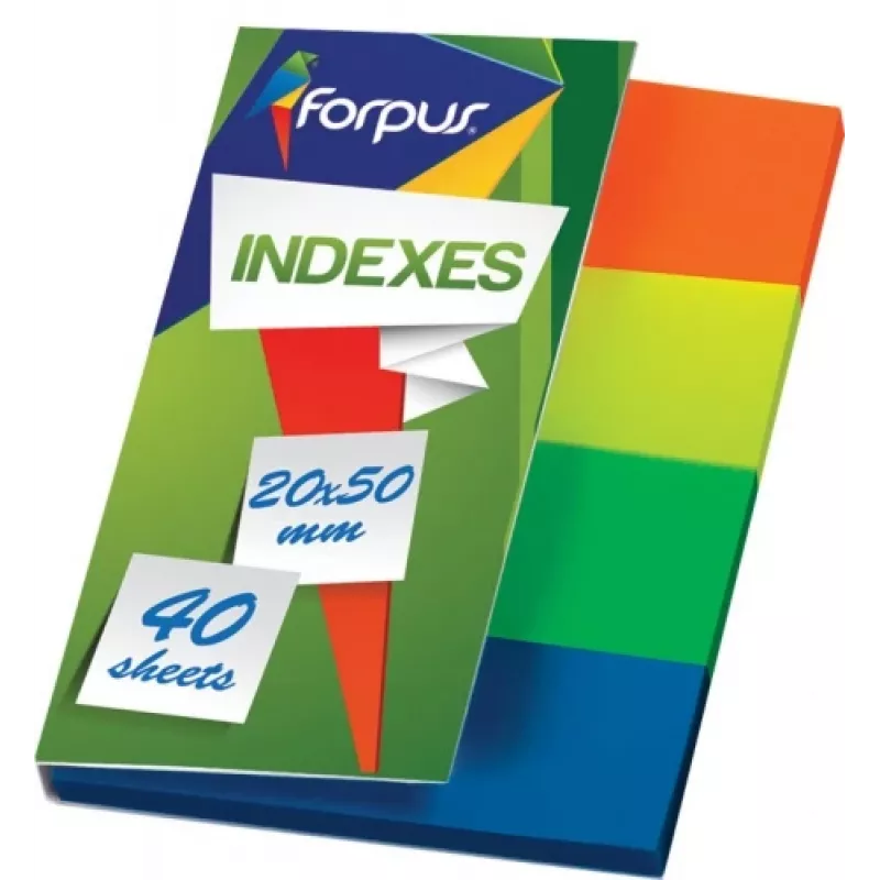 Index Forpus, 20x50mm, Asorti, Plastmasa (4x40) 0718-102