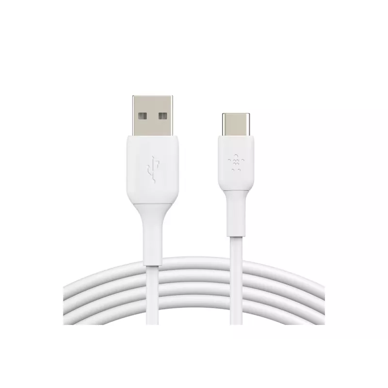 USB kabelis Belkin CAB001BT2MWH 2m USB A uz USB C Balts
