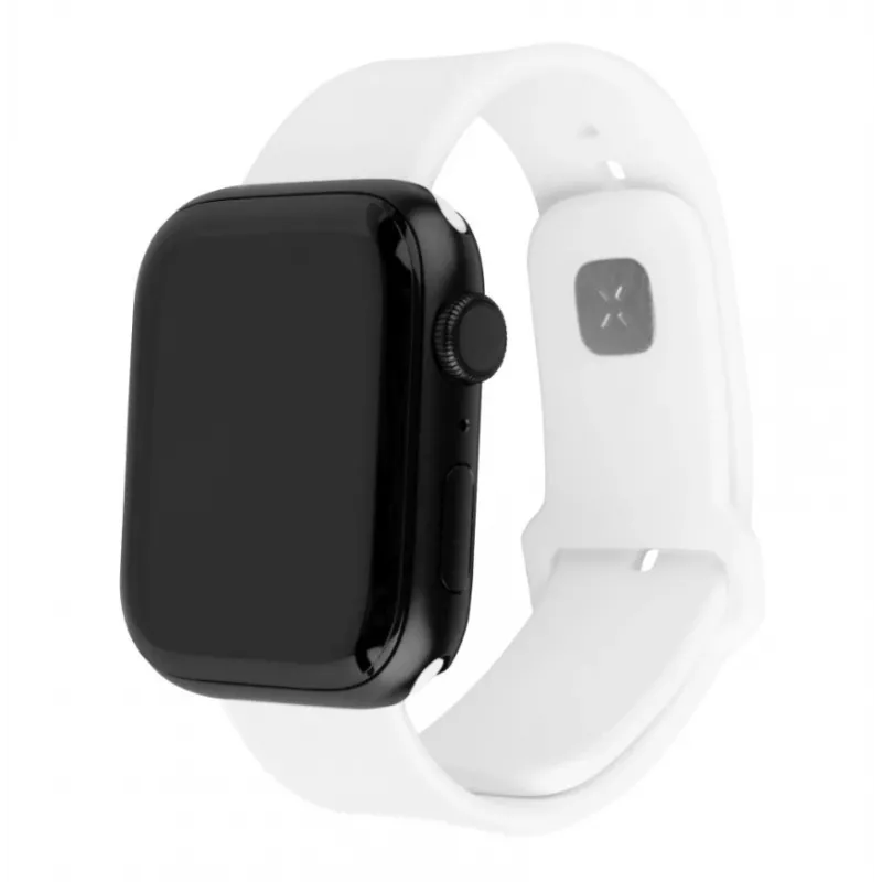 Pulksteņa siksniņa FIXED Sporty Strap Set FIXSST2-1029‑WH Apple Watch Ultra 49mm, balta, silikona