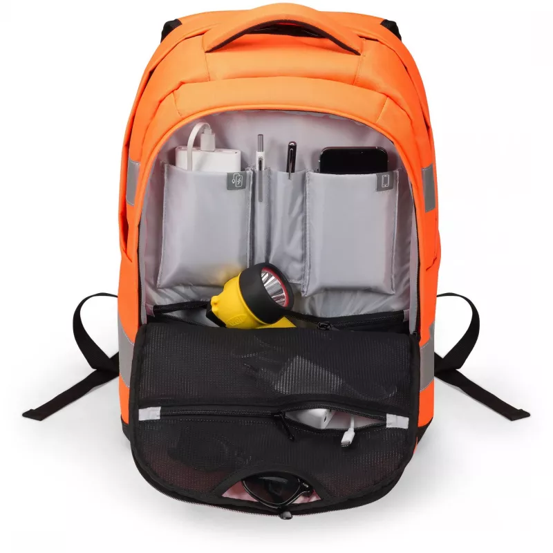 Dicota HI-VIS - V2 - piezīmjdatora mugursoma - 39,6 cm (15,6 collas)