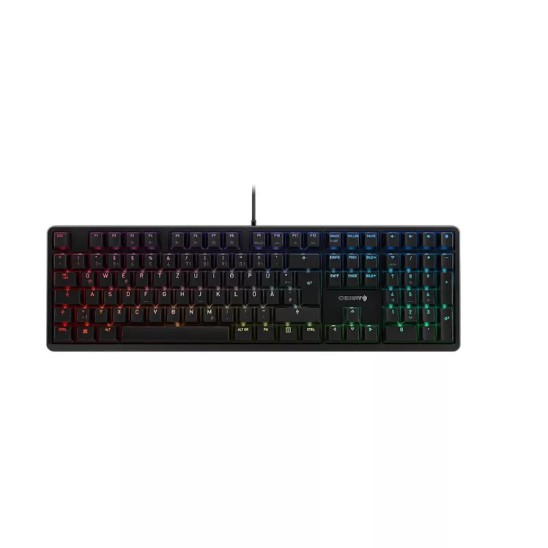 CHERRY G80-3000N RGB tastatūra Universāla USB QWERTZ vācu melna