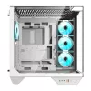 Darkflash DY470 datora korpuss (balts) + 4 ventilatori