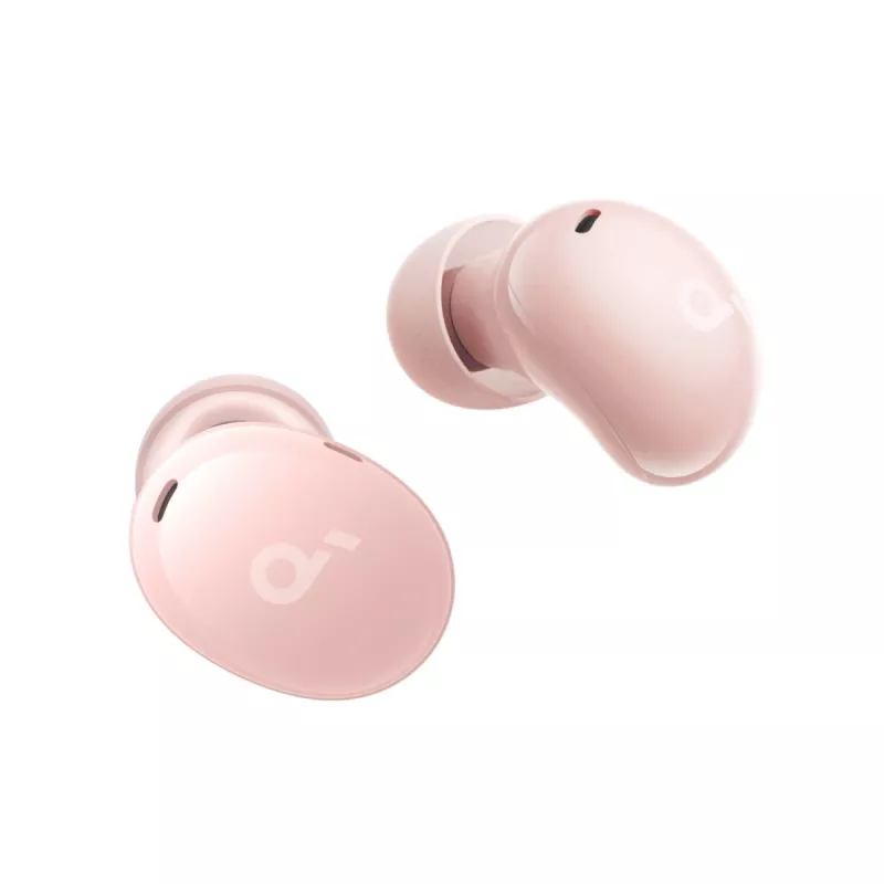 Bezvadu ievietojamās austiņas Anker A30i — Bluetooth, intraaurālas, rozā, zvaniem, mūzikai un sportam