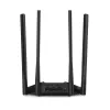 Mercusys MR30G bezvadu maršrutētājs Gigabit Ethernet Divjoslu (2.4 GHz / 5 GHz) Melns