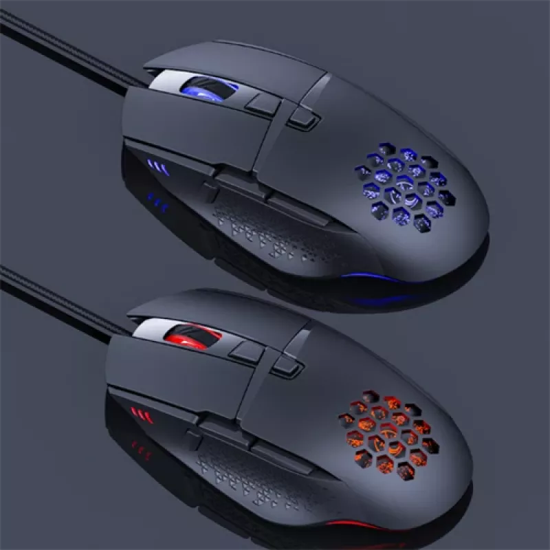Lumi Legend WM03G-16 vadu pele, USB Type-A, optiskā, 7200 DPI, melna