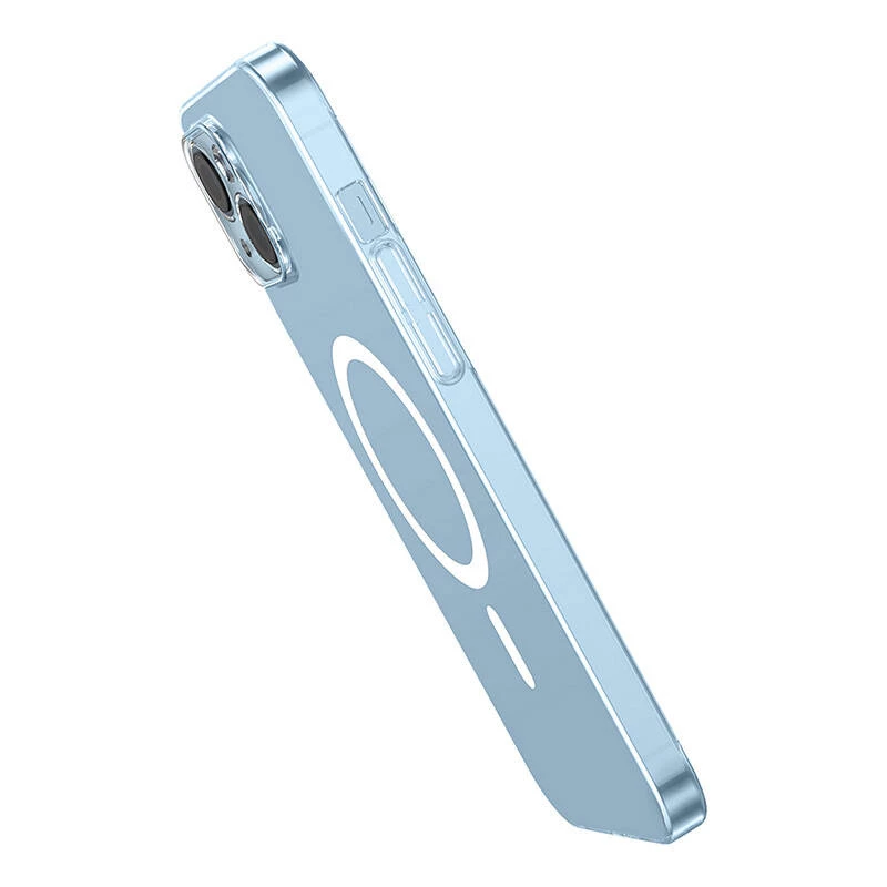 Baseus Crystal Series magnētiskais maciņš iPhone 14 Plus + rūdīts stikls