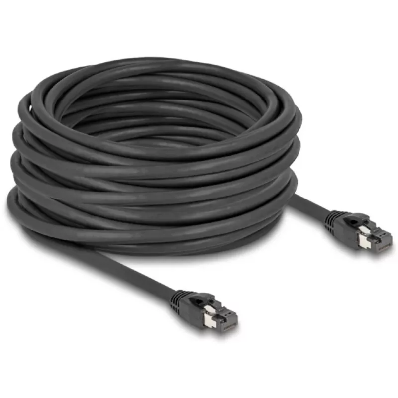 Tīkla kabelis DeLOCK RJ45 Cat.8.1 15m Melns