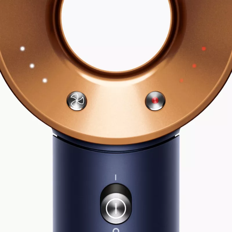 Dyson Supersonic Straight+Wavy HD07 matu žāvētājs, Prūsijas zils / vara krāsā (113277-01)