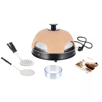 Picu krāsns Emerio PO-115985 4 picas 900 W melna oranža