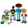 Konstruktors LEGO DUPLO 10423 uzbūvējamu cilvēku komplekts, 71 gab., vecumam no 3 gadiem, figūras augstums 260 mm