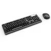 Inca IWS-549U Tastatūra ar peli iekļautu Biroja RF Bezvadu USB QWERTY Turku Melna