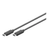 Goobay USB-C™ 3.1 Generation 1 kabelis, melns, 3 m - USB-C™-spraudnis > USB-C™-spraudnis (66509)