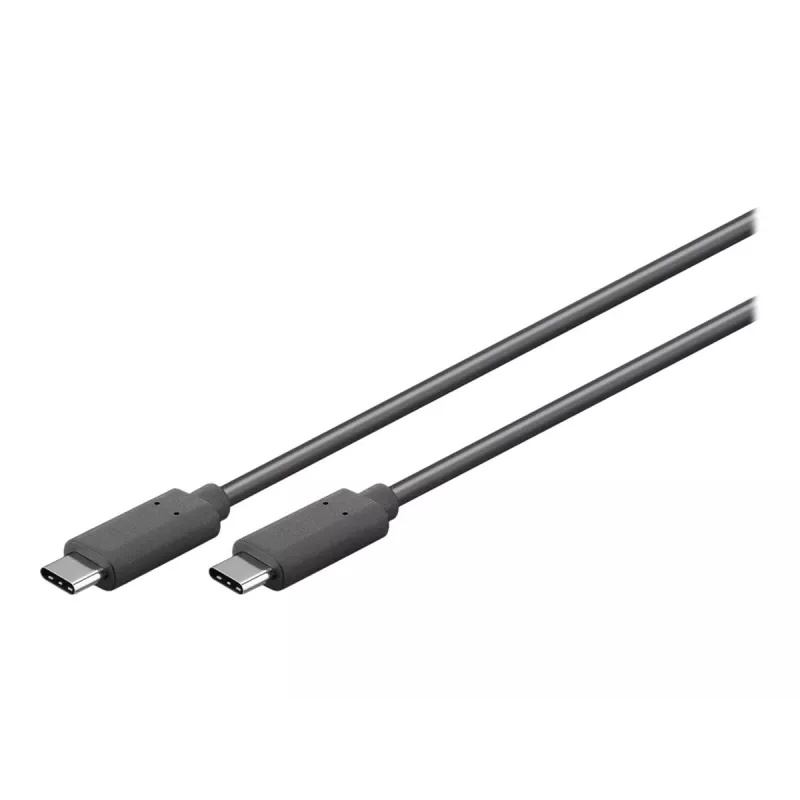 Goobay USB-C™ 3.1 Generation 1 kabelis, melns, 3 m - USB-C™-spraudnis > USB-C™-spraudnis (66509)