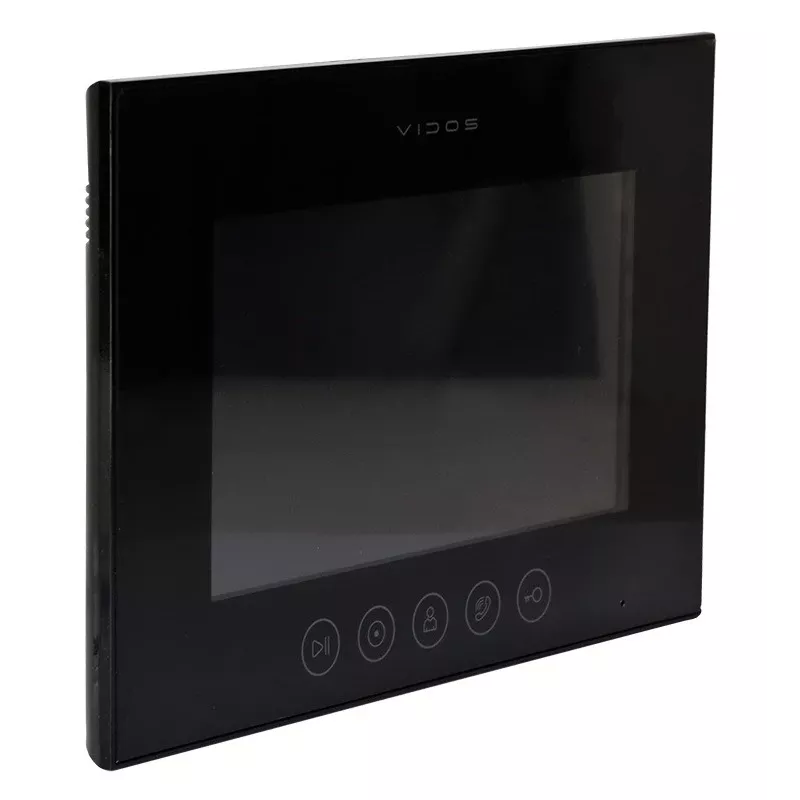 WiFi video domofona monitors VIDOS X M11B-X 7 collu LCD TFT 1024x600px Melns