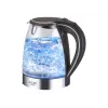 Adler AD 1225 elektriskā tējkanna 1,7 L Melna, Nerūsējošais tērauds, Caurspīdīga 2200 W