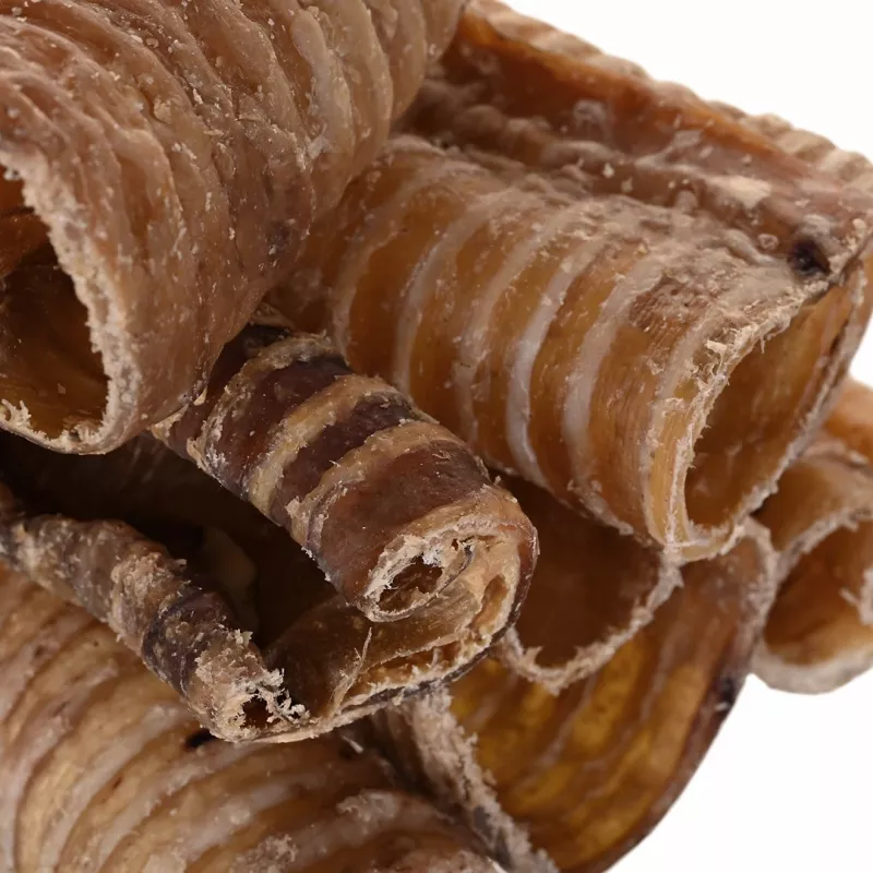 Suņu kārums PETITTO Liellopa traheja 1 kg - PETITTO liellopa trahejas košļājamais kārums
