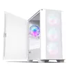 Montech AIR 100 ARGB MICRO-ATX tornis ar četriem iepriekš uzstādītiem ARGB ventilatoriem, īpaši minimālistisks dizains, smalka sieta priekšējais panelis, augsta gaisa plūsma, unikāls sānu panelis