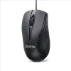 DICOTA - Pele - piemērota abām rokām - Lāzers - 3 pogas - Vadu - USB - Melna (D32011)